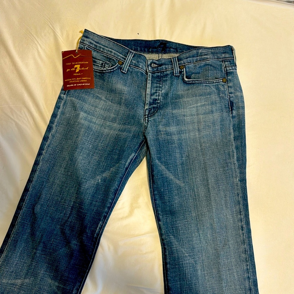 NWT 7 For all Mankind Boy cut Jeans size 30